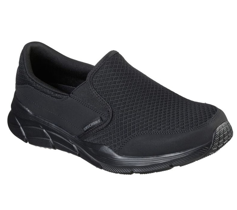 Skechers Relaxed Fit: Equalizer 4.0 - Persisting - Mens Slip On Shoes Black [AU-NA9366]